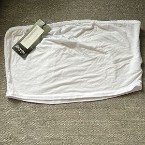 NWT white bandeau top